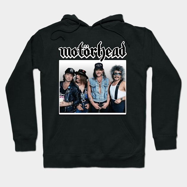 Motorhead Black White Hoodie by Pemandangan Kenangan 2000